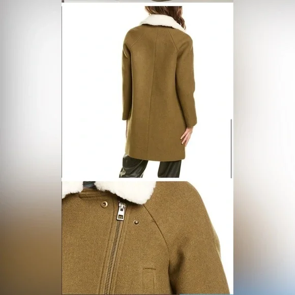 Madewell Eldridge Zip Coat in Insulexe Fabric size XS NWOT - Picture 2 of 16